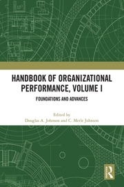 Handbook of Organizational Performance, Volume I - Douglas Johnson & C. Merle Johnson