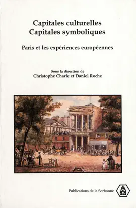 Read: Capitales culturelles, Book capitales symboliques