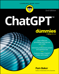 ChatGPT For Dummies - Pam Baker Cover Art
