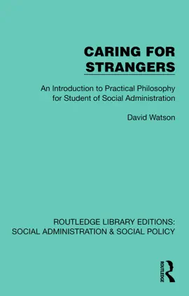 Read: Book Caring for Strangers