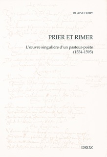Prier et rimer by Blaise Hory & Olivier Pot