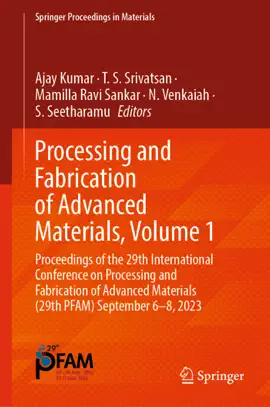 Read: Processing and Fabrication of Advanced Materials, Volume Book 1