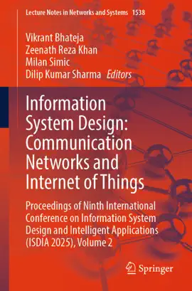 Read: Information System Design: Communication Networks Book and Internet of Things