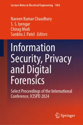 Read: Information Security, Privacy and Digital Forensics Book