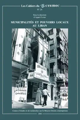 Read: Municipalités et pouvoirs locaux au Book Liban