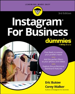 Instagram For Business For Dummies by Eric Butow & Corey Walker