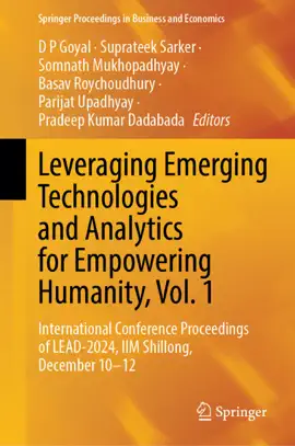 Read: Leveraging Emerging Technologies and Analytics Book for Empowering Humanity, Vol. 1