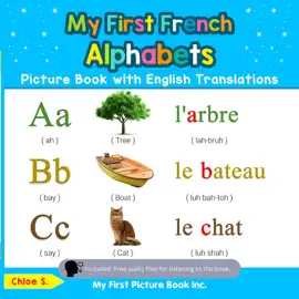 My First French Alphabets Picture Book with English Translations