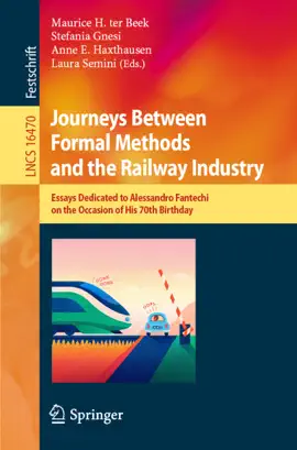 Read: Book Journeys Between Formal Methods and the Railway Industry