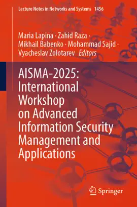 Read: AISMA-2025: International Book Workshop on Advanced Information Security Management and Applications
