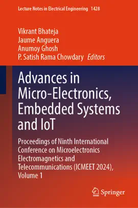 Read: Advances in Micro-Electronics, Embedded Systems Book and IoT