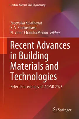 Read: Recent Advances in Building Book Materials and Technologies