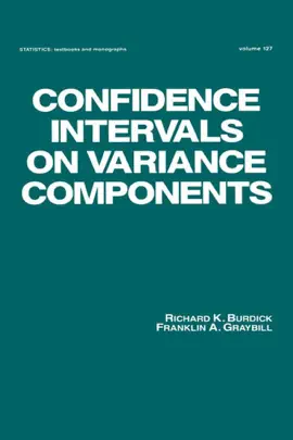 Read: Book Confidence Intervals on Variance Components