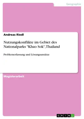 Read: Nutzungskonflikte im Gebiet des Book Nationalparks "Khao Sok", Thailand
