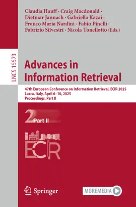 Read: Advances in Information Book Retrieval