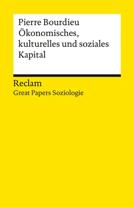 Read: Ökonomisches Kapital, kulturelles Kapital, soziales Book Kapital