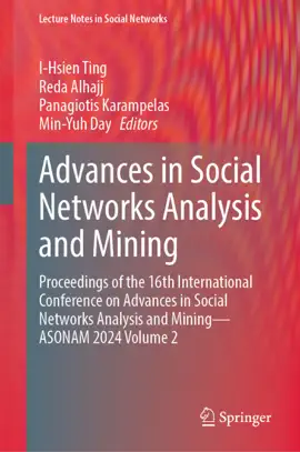 Read: Advances in Social Networks Analysis and Book Mining
