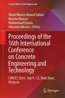 Read: Proceedings of the 16th International Conference on Concrete Engineering and Book Technology