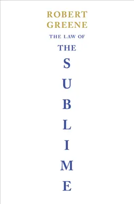 The Law of the Sublime