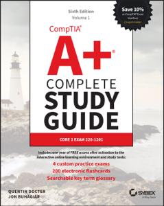 CompTIA A+ Complete Study Guide, 2-Volume Set - Quentin Docter &amp; Jon Buhagiar Cover Art