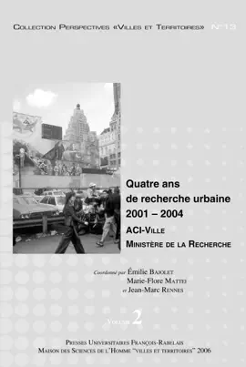 Read: Quatre ans de Book recherche urbaine 2001-2004. Volume 2