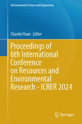 Read: Proceedings of 6th International Conference Book on Resources and Environmental Research - ICRER 2024