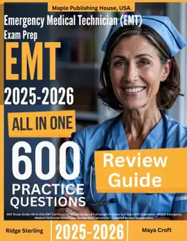 Emergency Medical Technician (EMT) Exam Prep: All-In-One Guide with 5 Full Sets of 600 Practice Questions with detailed explanation NREMT EMT Certification Review