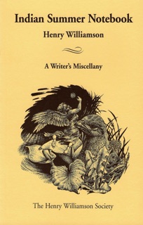 Indian Summer Notebook: A Writer's Miscellany by Henry Williamson