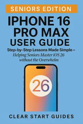 iPhone 16 Pro Max User Guide for iOS 26 – Seniors Edition