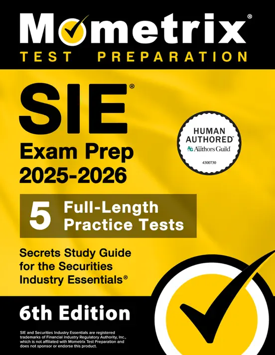 SIE Exam Prep 2025-2026 - 5 Full-Length Practice Tests, Secrets Study Guide for the Securities Industry Essentials