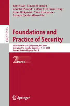 Read: Foundations and Book Practice of Security