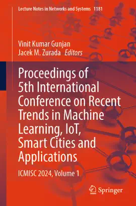 Read: Proceedings of 5th International Conference on Book Recent Trends in Machine Learning, IoT, Smart Cities and Applications