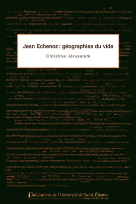 Read: Jean Echenoz Book : géographies du vide