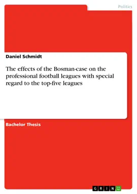 Read: The effects of Book the Bosman-case on the professional football leagues with special regard to the top-five leagues