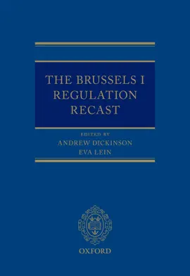 Read: The Brussels Book I Regulation Recast