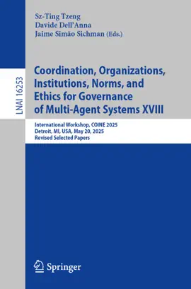 Read: Coordination, Organizations, Institutions, Norms, and Ethics for Governance of Multi-Agent Book Systems XVIII