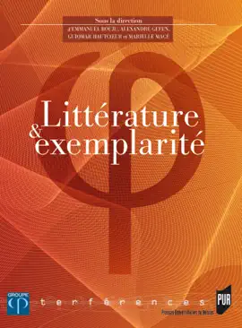 Read: Book Littérature et exemplarité