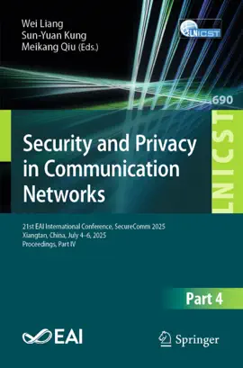 Read: Security and Privacy Book in Communication Networks