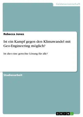 Read: Ist ein Kampf gegen den Klimawandel mit Geo-Engineering Book möglich?