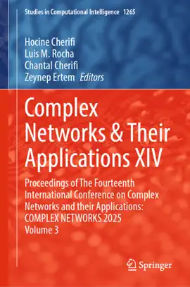 Read: Complex Networks & Book Their Applications XIV