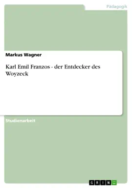 Read: Book Karl Emil Franzos - der Entdecker des Woyzeck