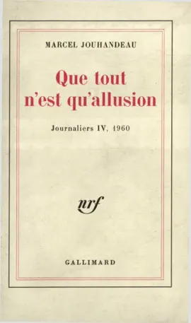 Read: Book Journaliers (Tome 4) - Que tout n'est qu'allusion