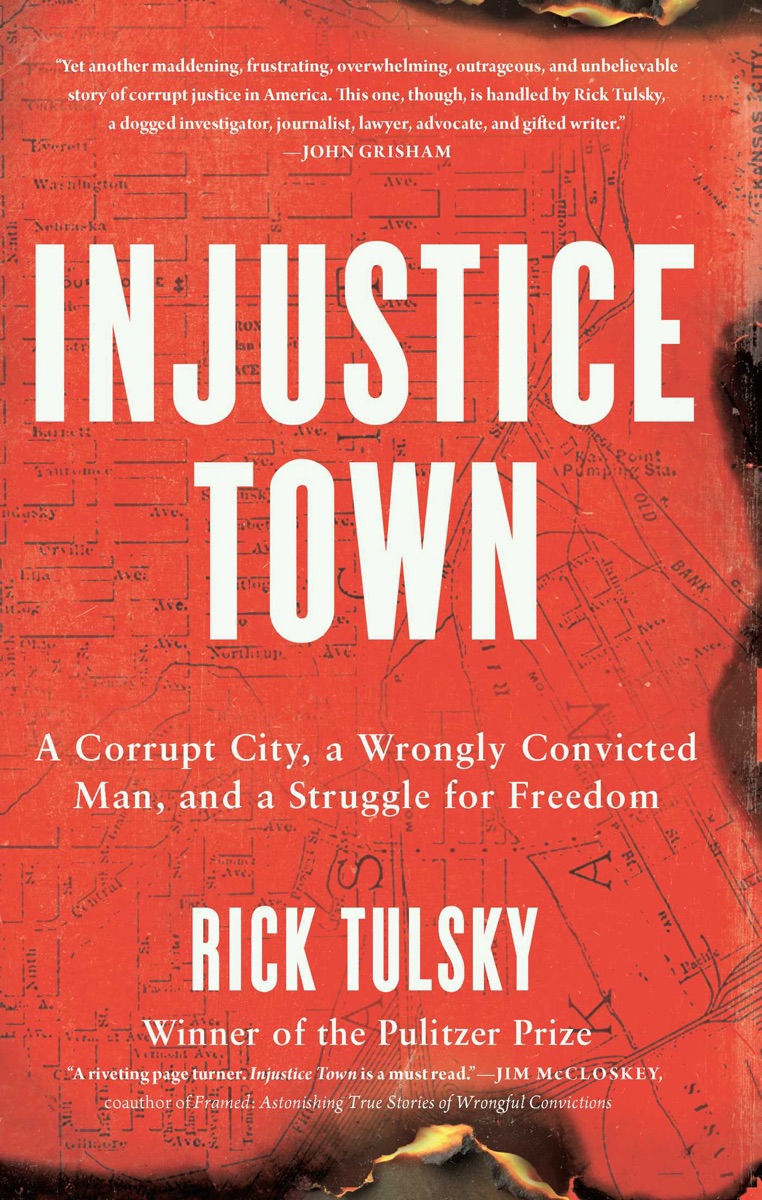 Injustice Town by Rick Tulsky cover design