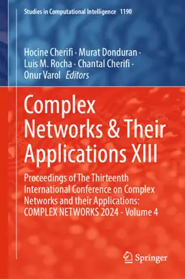 Read: Complex Networks & Their Book Applications XIII