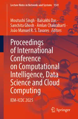 Read: Proceedings of International Conference on Book Computational Intelligence, Data Science and Cloud Computing