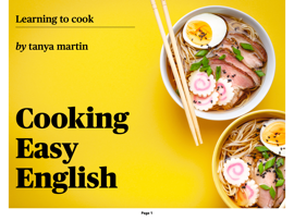 Cook book easy read