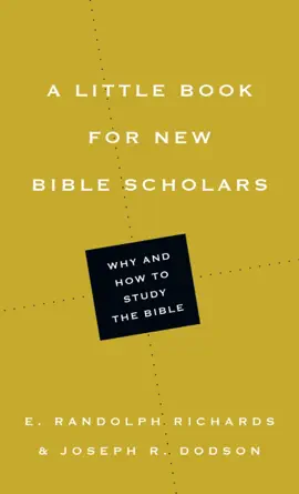 Read: A Little Book Book for New Bible Scholars