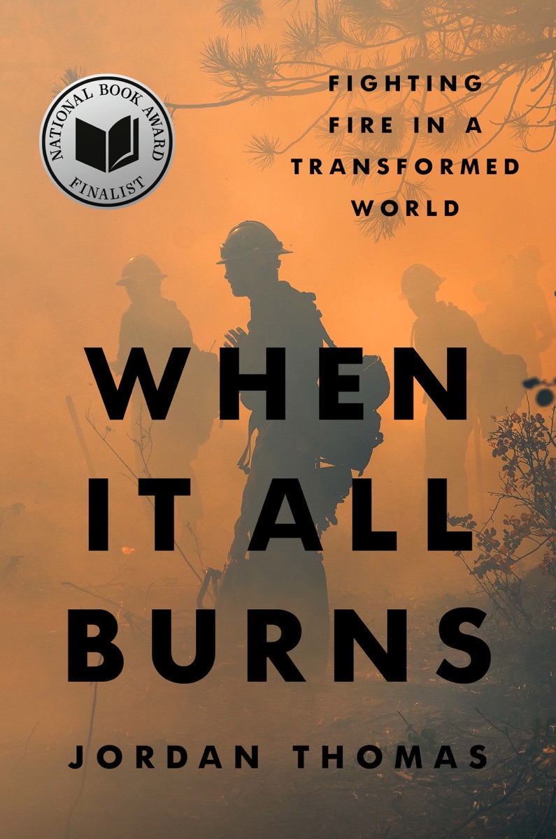 When It All Burns by Jordan Thomas cover design