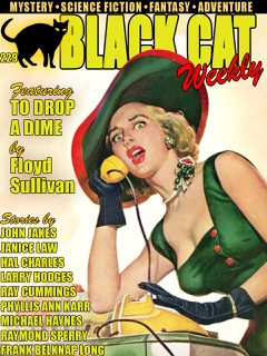Black Cat Weekly #229 by Floyd Sullivan, Janice Law, Phyllis Karr, Larry Hodges, Michael Haynes, Hal Charles, John Jakes, Ray Cummings, Raymond Sperry & Frank Long