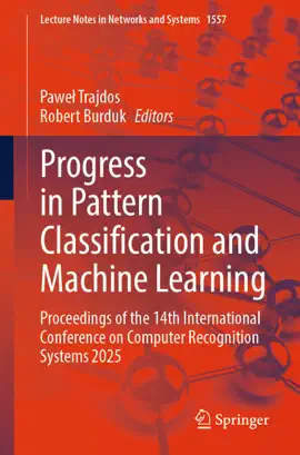Read: Progress Book in Pattern Classification and Machine Learning